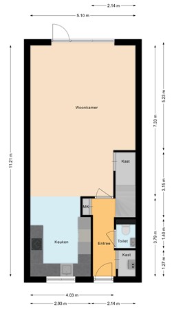 Floorplan - Koningspage 13, 3465 LB Driebruggen